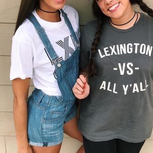 Light denim jean overalls